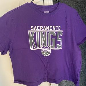 Sacramento Kings Basketball Crop T-Shirt